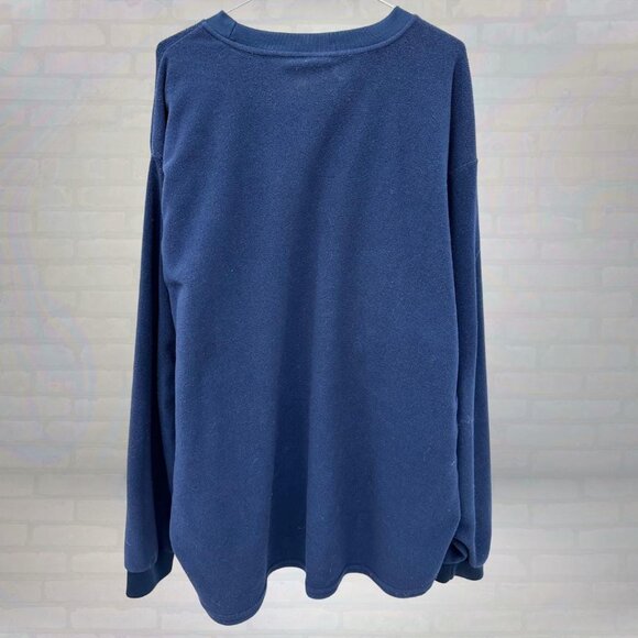 90s Toronto Maple Leafs Nike Centre Swoosh Fleece Sweatshirt Size 2XL - Picture 2 of 4